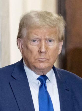 トランプ米大統領(ゲッティ=共同)