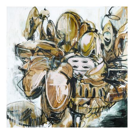 　ＳＨＵＮ　ＳＵＤＯ　Ｃｏｌｏｓｓｅｏ，２０２６　Ｏｉｌ　ａｎｄ　ｏｉｌ　ｓｔｉｃｋ　ｏｎ　ｃａｎｖａｓ（提供写真）