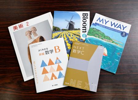 検定に合格した高校教科書
