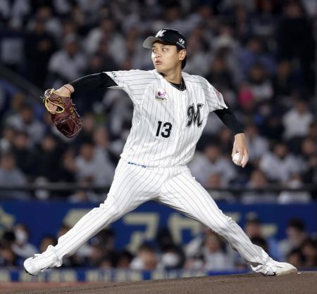 西武との開幕戦で先発したロッテの毛利＝ＺＯＺＯマリン
