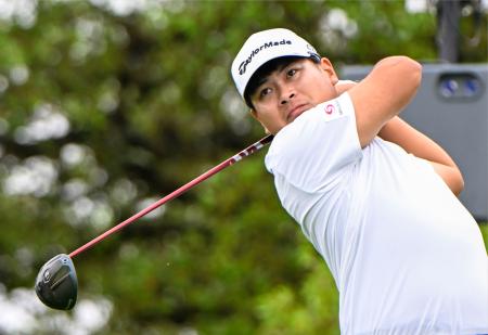 第１ラウンド、４アンダーで暫定１５位の久常涼＝ＴＰＣサンアントニオ（共同）