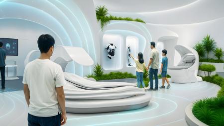 パソナグループが今年秋ごろに開業する複合施設の展示イメージ(同社提供)