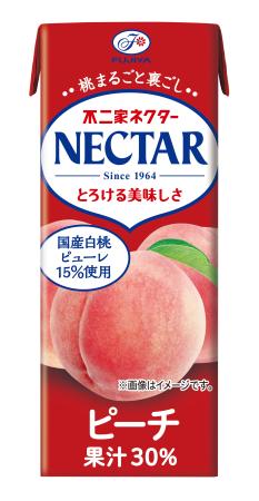 不二家の「ネクターピーチ（２００ｍｌ紙パック）」