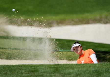 最終ラウンド、通算１アンダーで４位の山下美夢有＝シャドークリークＧＣ（共同）