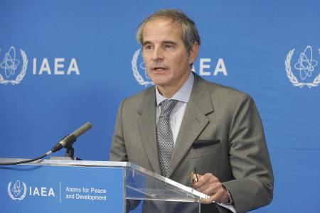 ＩＡＥＡのグロッシ事務局長（共同）