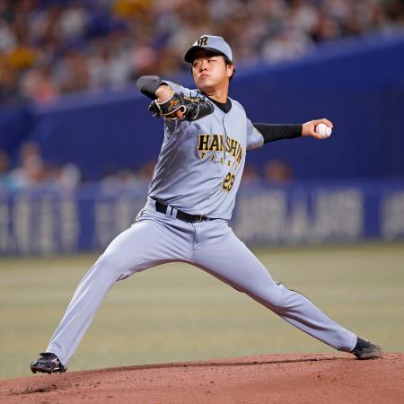 中日戦で完封勝利を挙げた阪神・高橋＝バンテリンドーム
