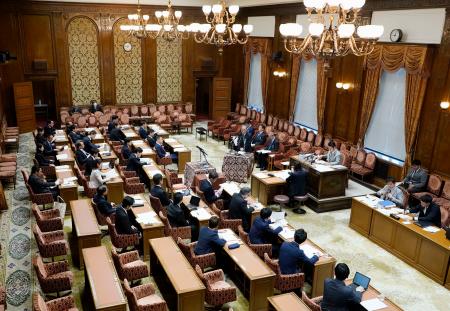 参考人質疑を実施した衆院内閣委＝１６日午前
