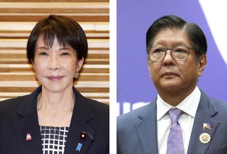 高市早苗首相、フィリピンのマルコス大統領