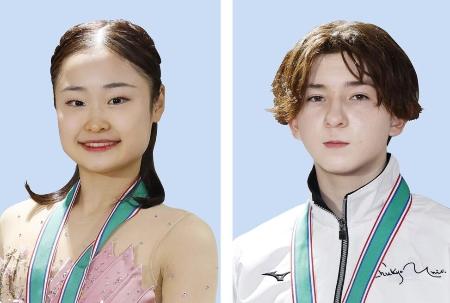 島田麻央（左）、中田璃士