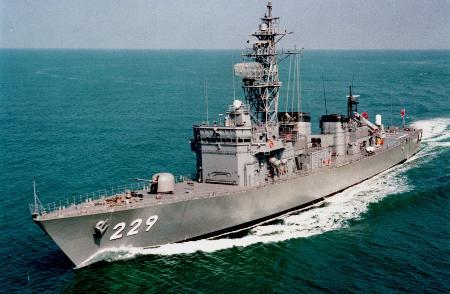 　海上自衛隊の護衛艦「あぶくま」（海上自衛隊ホームページから）
