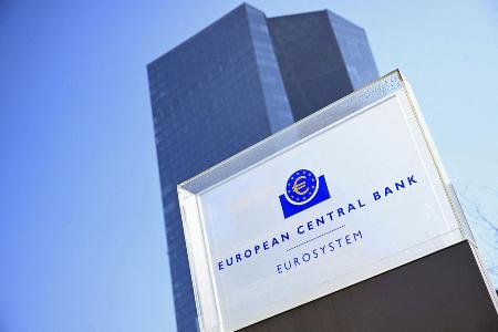 ドイツ・フランクフルトの欧州中央銀行(ECB)本部(ロイター=共同)