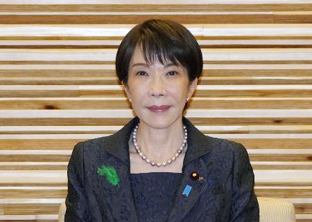 高市早苗首相＝４月２１日、首相官邸