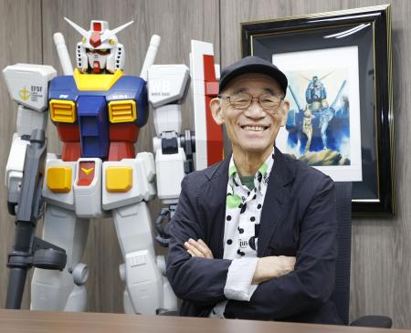 　旭日中綬章の受章が決まったアニメ監督の富野由悠季さん＝２０２６年４月、東京都杉並区