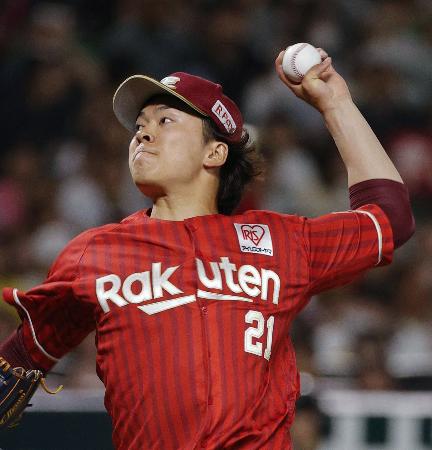 ７回無失点で２勝目を挙げた楽天・早川＝みずほペイペイドーム