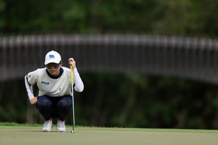 １３位に終わった勝みなみ＝３日（ゲッティ＝共同）
