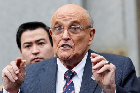 米ニューヨーク市のジュリアーニ元市長（ロイター＝共同）