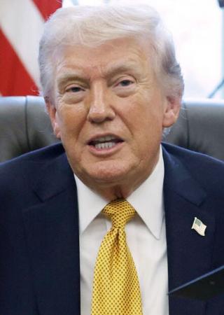トランプ米大統領(ゲッティ=共同)