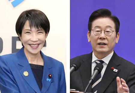 高市早苗首相、韓国の李在明大統領