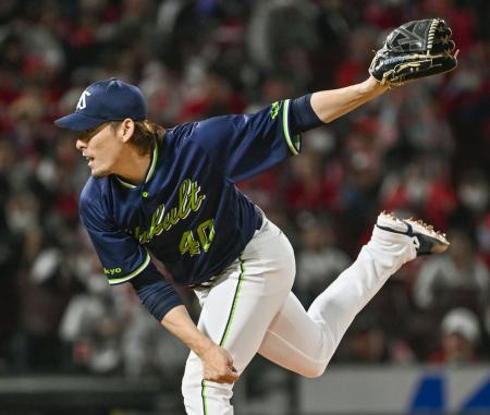 ６回１失点で３勝目を挙げたヤクルト・高梨＝マツダ