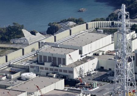 宮城県の東北電力女川原発２号機＝２０２４年１０月