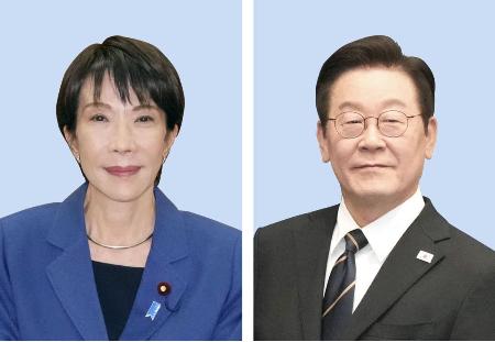 高市早苗首相、韓国の李在明大統領