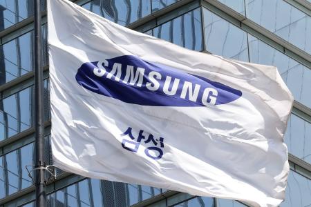韓国、ソウルにある電機大手サムスン電子の本社＝１７日（聯合＝共同）