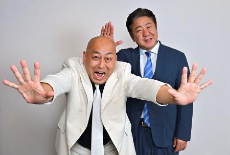 錦鯉の長谷川雅紀（左）と渡辺隆