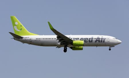 ソラシドエアの機体=2024年、福岡市
