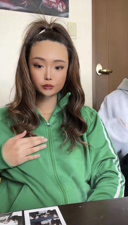 内田梨瑚被告(動画投稿アプリから)