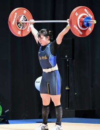 女子53キロ級 優勝した安部希美=名古屋市吹上ホール