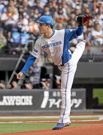 巨人戦に先発した日本ハム・北山＝エスコンフィールド