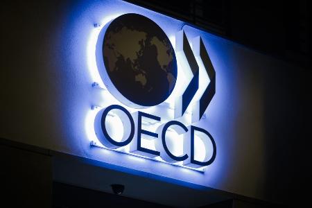ＯＥＣＤのロゴ（ゲッティ＝共同）