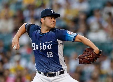 阪神戦に先発した西武・渡辺＝甲子園