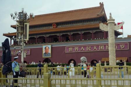 北京の天安門＝３日（共同）