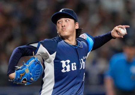 ８回２失点で５勝目を挙げた西武・隅田＝バンテリンドーム