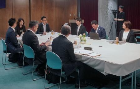 日本高野連が開いた、７イニング制についての第２回意見交換会＝６日、大阪市