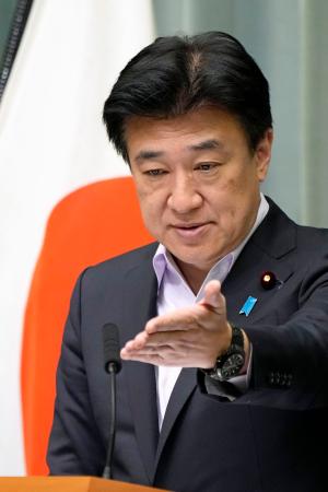 記者会見する木原官房長官＝９日午後、首相官邸