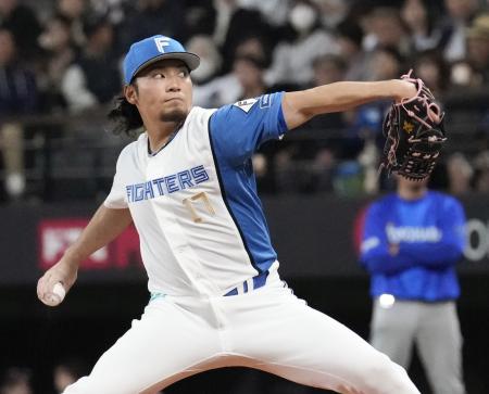ＤｅＮＡ戦に先発した日本ハム・伊藤＝エスコンフィールド