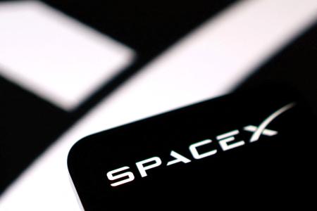 米宇宙開発企業スペースＸのロゴ（ロイター＝共同）
