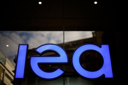 国際エネルギー機関（ＩＥＡ）のロゴ（ロイター＝共同）