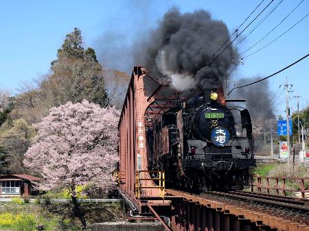 東武鉄道の「ＳＬ大樹」＝栃木県日光市（同社提供）