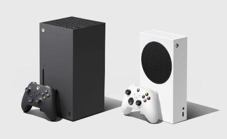 家庭用ゲーム機「ＸｂｏｘシリーズＸ」（左）と「ＸｂｏｘシリーズＳ」（米マイクロソフト提供）