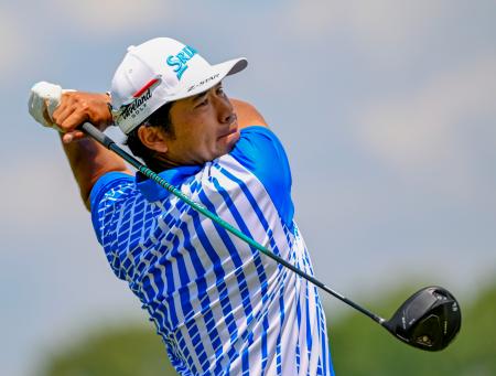 第２ラウンド、通算６アンダーで２７位の松山英樹＝ＴＰＣリバーハイランズ（共同）