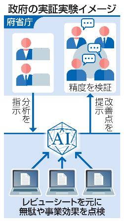 政府の実証実験イメージ