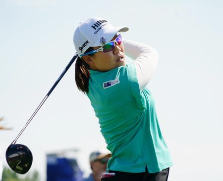 第3ラウンド、通算3アンダーで19位の畑岡奈紗=ヘーゼルティンナショナルGC(共同)