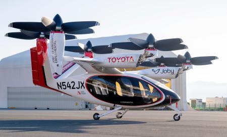 米新興企業ジョビー・アビエーションが開発する電動垂直離着陸機「ｅＶＴＯＬ」