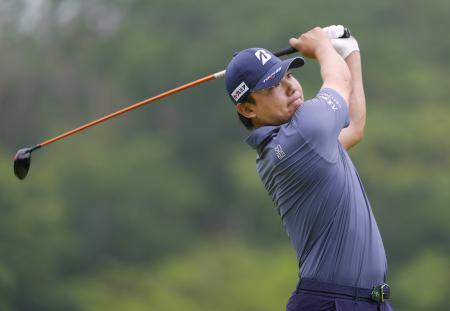 第３日、通算１８アンダーで首位の清水大成＝西那須野ＣＣ
