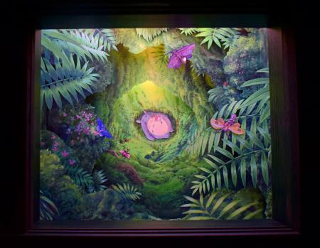 ジブリパークのパノラマボックス展で展示される描き下ろし作品「『となりのトトロ』/ねむいよー」(C)Studio Ghibli