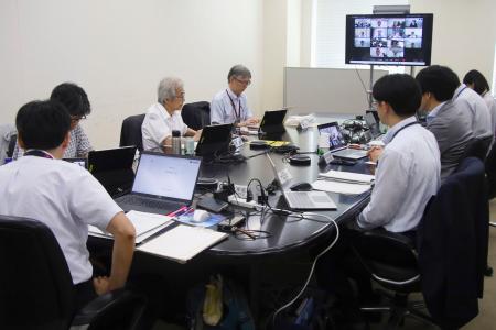 地震調査委員会の定例会合＝１０日午後、東京都千代田区