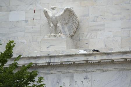 米ＦＲＢの建物＝６月８日、ワシントン（ゲッティ＝共同）